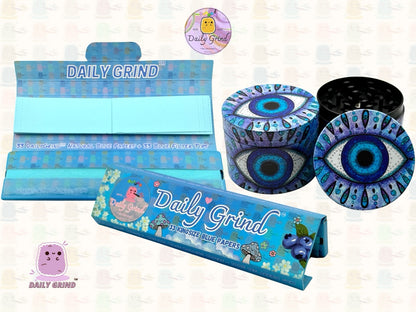 Motif Trippy coloré ondulé liquide Hallucination 50mm 4 pièces haute qualité personnalisé métal herbe broyeur cadeau 