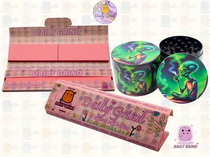 Motif Trippy coloré ondulé liquide Hallucination 50mm 4 pièces haute qualité personnalisé métal herbe broyeur cadeau 
