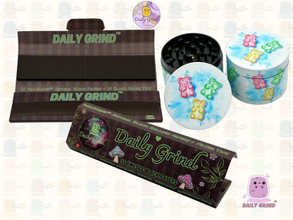 Gummy Bear Sweet Candy Cute - 50mm 4-Piece High Quality Custom Metal Tobacco Herb Grinder Gift Idea