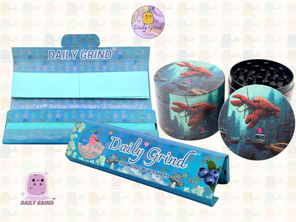 Motif Trippy coloré ondulé liquide Hallucination 50mm 4 pièces haute qualité personnalisé métal herbe broyeur cadeau 