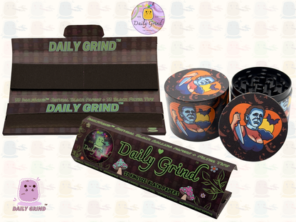 Motif Trippy coloré ondulé liquide Hallucination 50mm 4 pièces haute qualité personnalisé métal herbe broyeur cadeau 