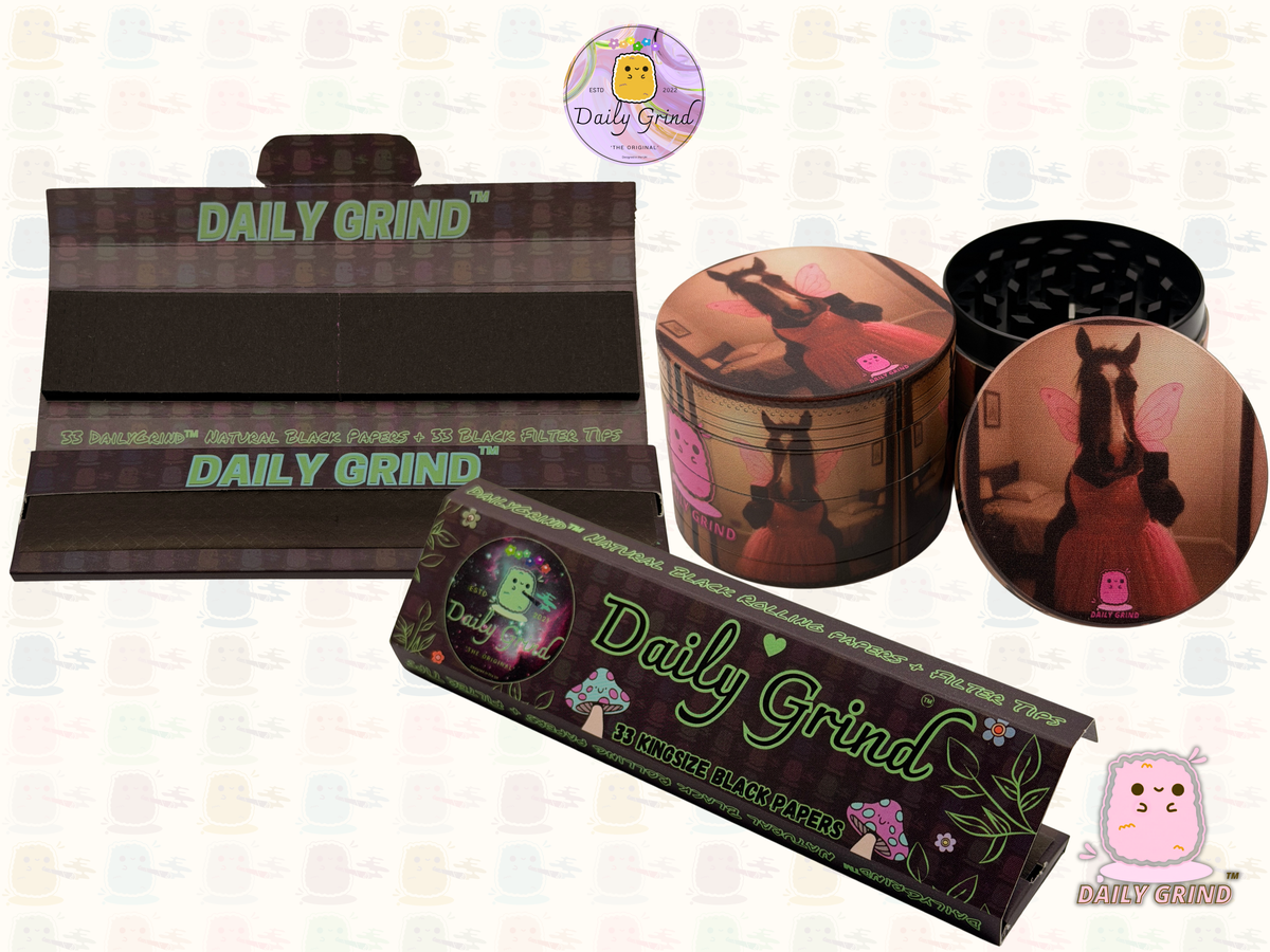 Princess Pony - 50mm Custom 4-Piece Metal Tobacco Herb Grinder - Christmas Gift