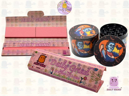 Motif Trippy coloré ondulé liquide Hallucination 50mm 4 pièces haute qualité personnalisé métal herbe broyeur cadeau 