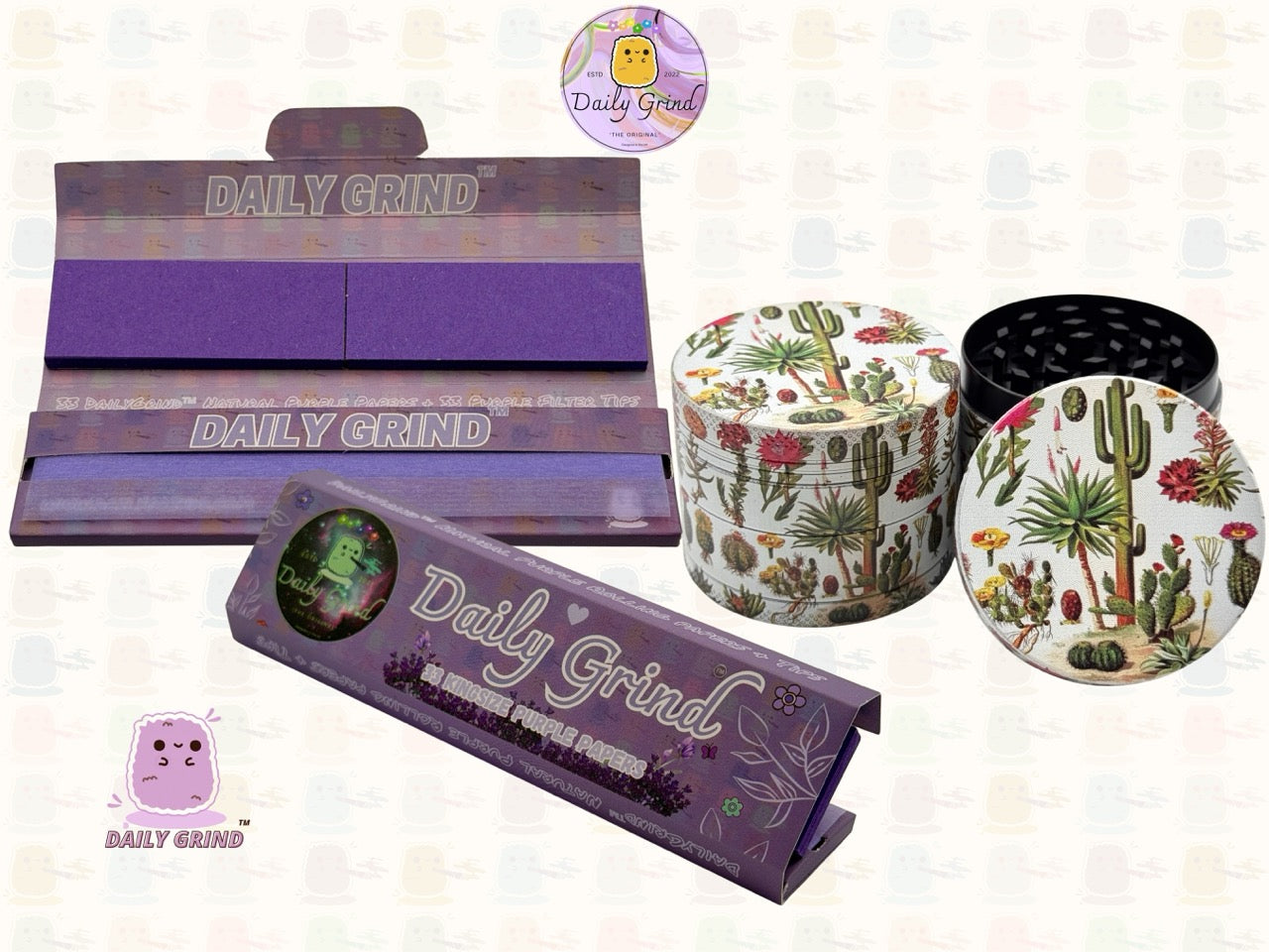 Mignon œil de cristal coloré Trippy 50mm 4 pièces de haute qualité personnalisé broyeur d'herbes en métal cadeau 
