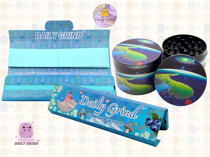 Motif Trippy coloré ondulé liquide Hallucination 50mm 4 pièces haute qualité personnalisé métal herbe broyeur cadeau 