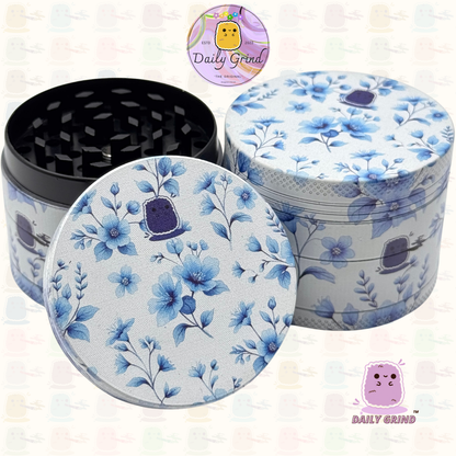 Mignon œil de cristal coloré Trippy 50mm 4 pièces de haute qualité personnalisé broyeur d'herbes en métal cadeau 