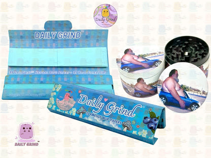 Papa Bod dans un Drop Top Mini 50mm 4 pièces de haute qualité personnalisé broyeur d'herbes en métal cadeau 