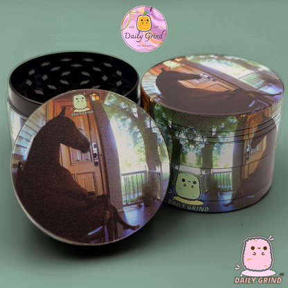 Mignon œil de cristal coloré Trippy 50mm 4 pièces de haute qualité personnalisé broyeur d'herbes en métal cadeau 