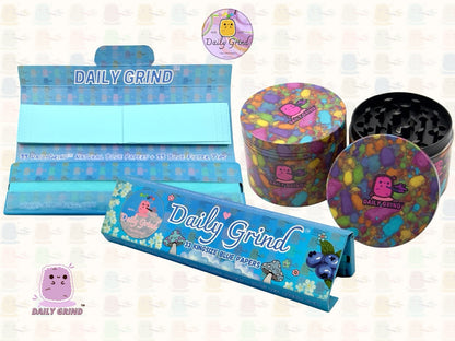 Motif Trippy coloré ondulé liquide Hallucination 50mm 4 pièces haute qualité personnalisé métal herbe broyeur cadeau 