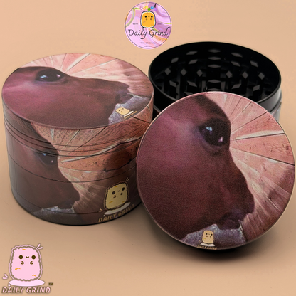 Mignon œil de cristal coloré Trippy 50mm 4 pièces de haute qualité personnalisé broyeur d'herbes en métal cadeau 