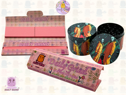 Motif Trippy coloré ondulé liquide Hallucination 50mm 4 pièces haute qualité personnalisé métal herbe broyeur cadeau 