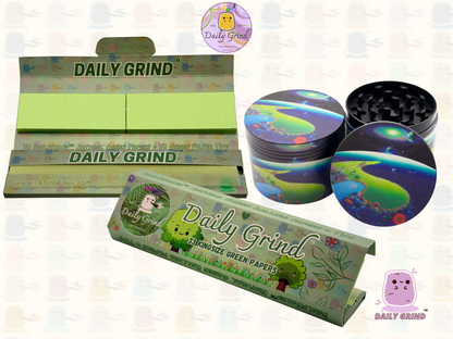 Motif Trippy coloré ondulé liquide Hallucination 50mm 4 pièces haute qualité personnalisé métal herbe broyeur cadeau 