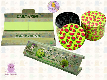 Conception mignonne de dessin animé de pastèque de bonbons de fruits - 50mm 4 pièces cadeau de broyeur d'herbes en métal de haute qualité 