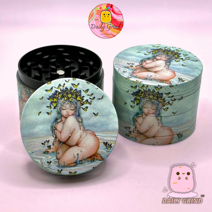 Thicc Butterfly Fairy Witch Cute Design - 50mm 4 pièces de haute qualité personnalisé broyeur d'herbes en métal cadeau 