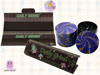 Motif Trippy coloré ondulé liquide Hallucination 50mm 4 pièces haute qualité personnalisé métal herbe broyeur cadeau 