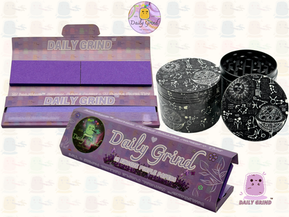 Motif Trippy coloré ondulé liquide Hallucination 50mm 4 pièces haute qualité personnalisé métal herbe broyeur cadeau 