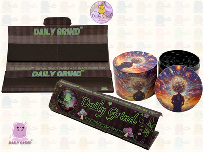 Motif Trippy coloré ondulé liquide Hallucination 50mm 4 pièces haute qualité personnalisé métal herbe broyeur cadeau 