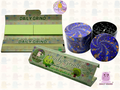 Motif Trippy coloré ondulé liquide Hallucination 50mm 4 pièces haute qualité personnalisé métal herbe broyeur cadeau 