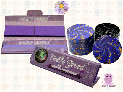 Motif Trippy coloré ondulé liquide Hallucination 50mm 4 pièces haute qualité personnalisé métal herbe broyeur cadeau 
