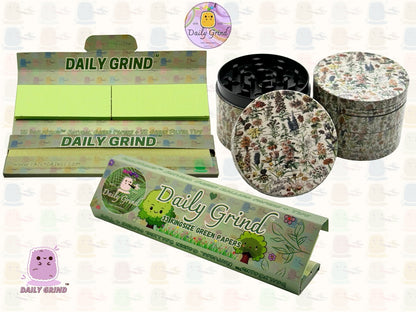 Vintage Flowers & Fauna Botanical Vintage Chart - 50mm 4-Piece High Quality Custom Metal Tobacco Herb Grinder Gift