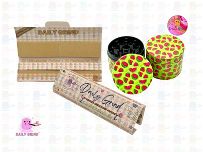 Cute Fruit Candy Watermelon Cartoon Design - 50mm 4-Piece High Quality Metal Kitchen Herb Grinder Gift Idea