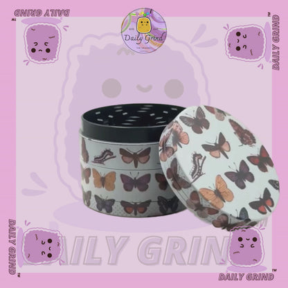 Mignon œil de cristal coloré Trippy 50mm 4 pièces de haute qualité personnalisé broyeur d'herbes en métal cadeau 