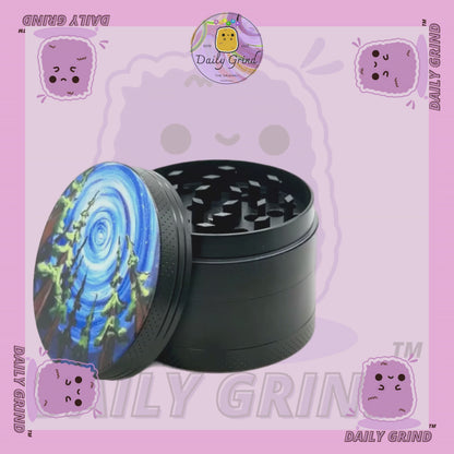 Portal In The Woods Vision - 50mm 4-Piece High Quality Custom Metal Tobacco Herb Grinder Gift Idea