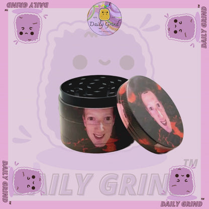 Motif Trippy coloré ondulé liquide Hallucination 50mm 4 pièces haute qualité personnalisé métal herbe broyeur cadeau 