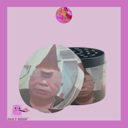 Ojo de cristal lindo colorido Trippy 50 mm regalo personalizado de alta calidad de la amoladora de hierbas de metal de 4 piezas 