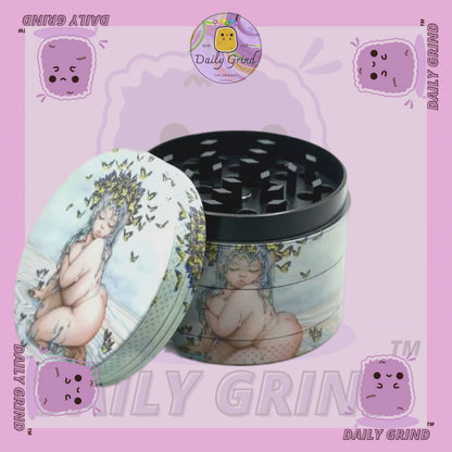 Thicc Butterfly Fairy Witch Cute Design - 50mm 4 pièces de haute qualité personnalisé broyeur d'herbes en métal cadeau 