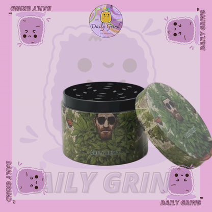Motif Trippy coloré ondulé liquide Hallucination 50mm 4 pièces haute qualité personnalisé métal herbe broyeur cadeau 