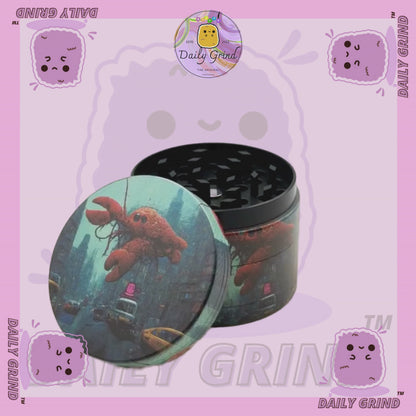 Motif Trippy coloré ondulé liquide Hallucination 50mm 4 pièces haute qualité personnalisé métal herbe broyeur cadeau 