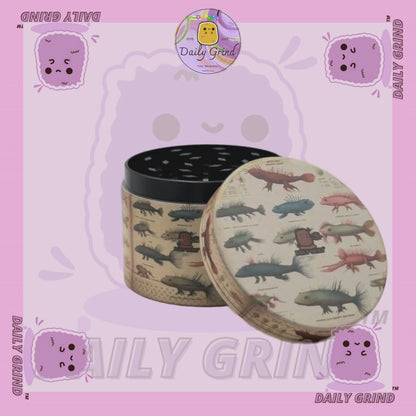 Motif Trippy coloré ondulé liquide Hallucination 50mm 4 pièces haute qualité personnalisé métal herbe broyeur cadeau 