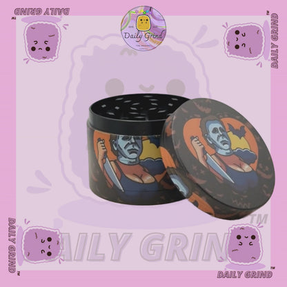 Motif Trippy coloré ondulé liquide Hallucination 50mm 4 pièces haute qualité personnalisé métal herbe broyeur cadeau 