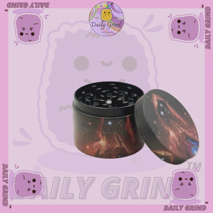 Motif Trippy coloré ondulé liquide Hallucination 50mm 4 pièces haute qualité personnalisé métal herbe broyeur cadeau 