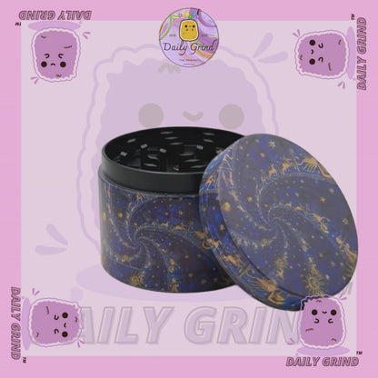 Motif Trippy coloré ondulé liquide Hallucination 50mm 4 pièces haute qualité personnalisé métal herbe broyeur cadeau 