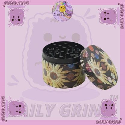 Motif Trippy coloré ondulé liquide Hallucination 50mm 4 pièces haute qualité personnalisé métal herbe broyeur cadeau 