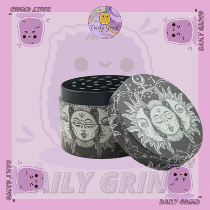 Mignon œil de cristal coloré Trippy 50mm 4 pièces de haute qualité personnalisé broyeur d'herbes en métal cadeau 