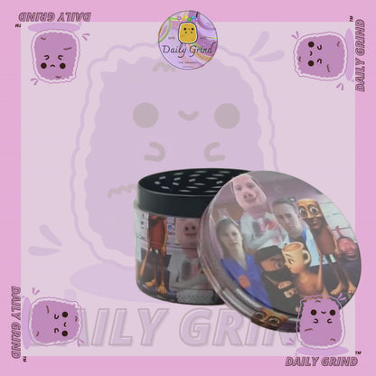 Mignon œil de cristal coloré Trippy 50mm 4 pièces de haute qualité personnalisé broyeur d'herbes en métal cadeau 