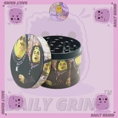 Emo Goth Funny Parody Meme - 50mm 4 parties cadeau de broyeur d'herbes en métal personnalisé de haute qualité 