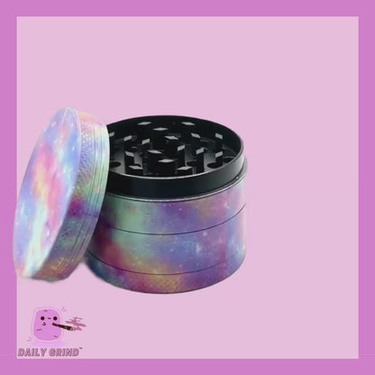 Colourful Milky Way Cute Galaxy 50mm 4-Piece High Quality Custom Metal Kitchen Herb Grinder Gift Idea