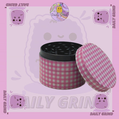 Motif Trippy coloré ondulé liquide Hallucination 50mm 4 pièces haute qualité personnalisé métal herbe broyeur cadeau 