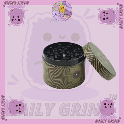 Motif Trippy coloré ondulé liquide Hallucination 50mm 4 pièces haute qualité personnalisé métal herbe broyeur cadeau 