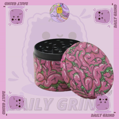 Motif Trippy coloré ondulé liquide Hallucination 50mm 4 pièces haute qualité personnalisé métal herbe broyeur cadeau 