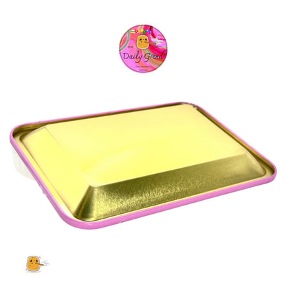 Cute Colourful Patch Chilling Funny Joke - 12x18cm Metal Tray Surface for Jewellery Crystals Trinkets Bits and Pieces etc!  Gift